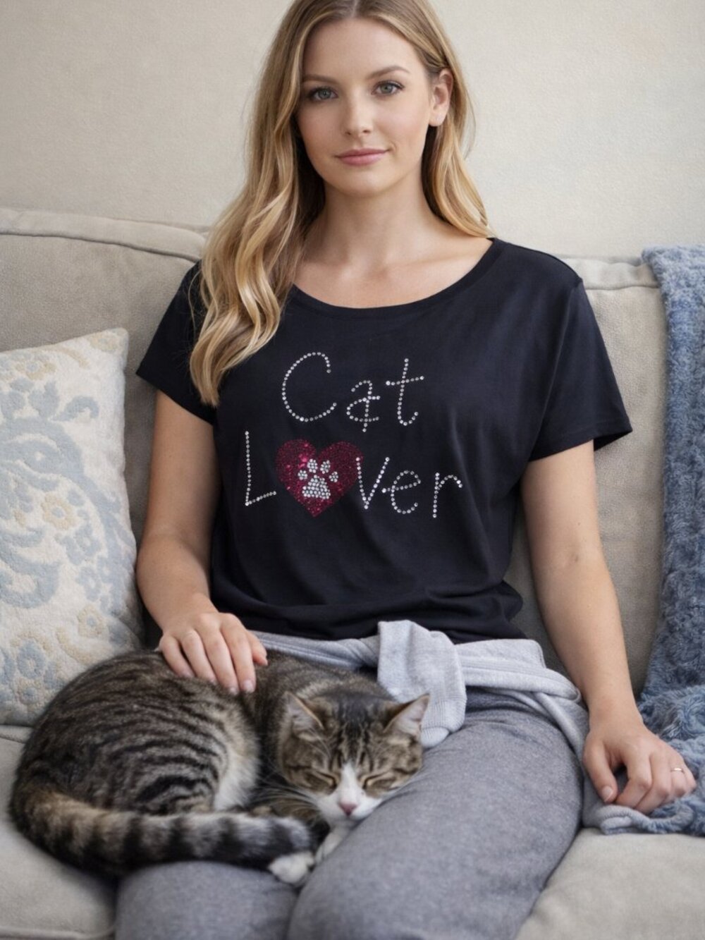 Ideal T by Next Level Cat Lover Tee
